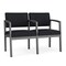 Lesro Lenox 2 Seat Tandem Seating W/ Arm, 43.5 in W 24.5 in L 32 in H LS2103 - alternate 1